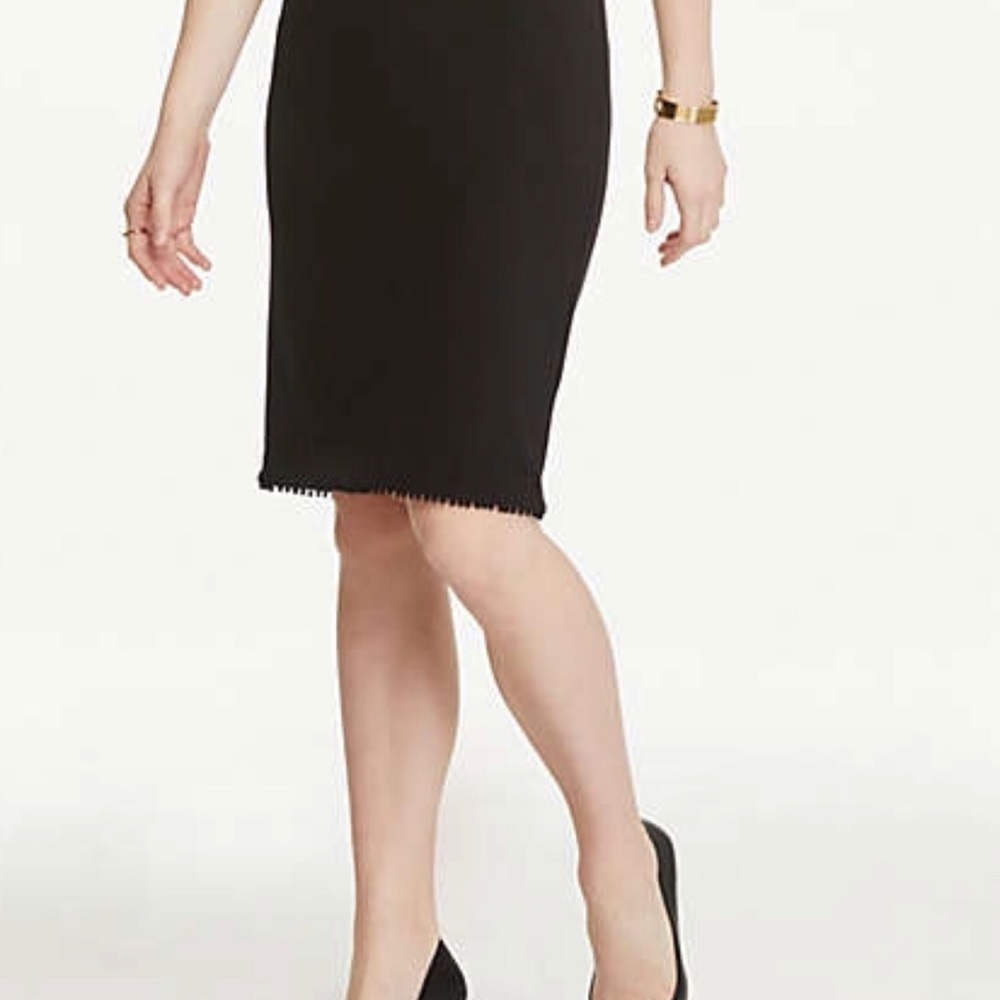 Ann Taylor Factory Black Pencil Skirt